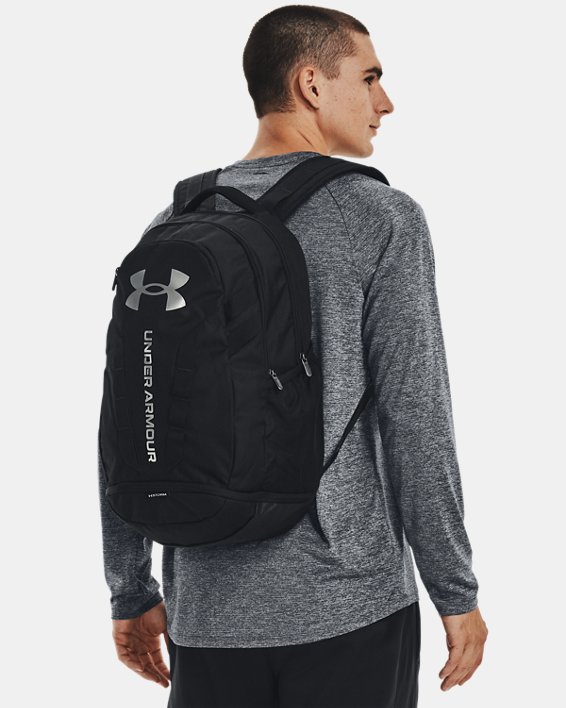 UA Hustle 5.0 Backpack in Black image number 6
